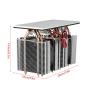 Semiconductor Refrigeration, 12V 240W Electronic Semiconductor DIY Refrigerator Cooler Cooling System Kit 212710