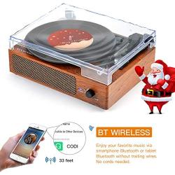 Record Player Turntable Vinyl Record Player with Speakers Turntables for Vinyl Records 3 Speed Belt Driven Vintage Record Player Vinyl Player Music Vinyl Turntable