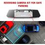 TOGUARD Backup Camera for Cars 7'' Mirror Dash Cam Touch Screen 1080P Rear View Mirror Camera Front and Rear Dual Lens with Waterproof Reversing Camera Parking Assistance