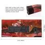 Imegny Extended Gaming Mouse Pad, Portable Keyboard & Mouse Mat with Stitched Edges + Non-Slip Rubber Base (type4 35.415.7Inch, 90x40 sunrisedragon038)
