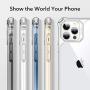 ESR Air Armor Series Case Compatible with iPhone 12 Pro Max 6.7-Inch [Shock Absorbing and Scratch Resistant] [Military Grade Protection] [Hard Back with Flexible Frame] - Clear