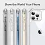 ESR Air Armor Series Case Compatible with iPhone 12 Pro Max 6.7-Inch [Shock Absorbing and Scratch Resistant] [Military Grade Protection] [Hard Back with Flexible Frame] - Clear