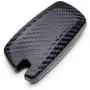 TANGSEN Smart Key Fob Personalized Case Protective Cover for BMW 1 3 4 5 6 7 Series GT3 GT5 M5 M6 X3 X4 3 4 Button Keyless Entry Remote 3D Twill Weave Carbon Fiber ABS Plastic Emboss