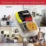Surge Protector,Voltage Protector for Home Appliance, Voltage Brownout Outlet 110V 20A 2200 Watts
