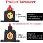 2 Pack Inline 100A Circuit Breaker with Manual Reset Fuse Holder 100 amp for Car Audio Marine Boat Stereo Switch Inverter Replace Fuses