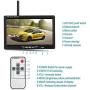 Wireless Car Backup Camera and Monitor Kit, Waterproof Night Vision Wireless Rear View Camera 7 Inch HD TFT LCD Monitor Parking System + Car Charger for 12V-24V Truck RV Trailer Camper Bus