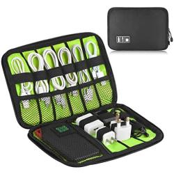 Xcellent Global Electronic Cable Organizer Travel Case Portable Electronics Accessories Bag for Cable, Charger, Phone, SD Cards, Memory Sticks HG464