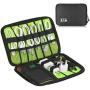 Xcellent Global Electronic Cable Organizer Travel Case Portable Electronics Accessories Bag for Cable, Charger, Phone, SD Cards, Memory Sticks HG464