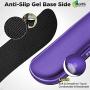 Gimars Upgrade Enlarge Gel Memory Foam Set Keyboard Wrist Rest Pad, Mouse Wrist Cushion Support for Office, Computer, Laptop, Mac, Comfortable, Lightweight for Easy Typing Pain Relief, Purple