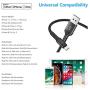 iPhone Charger Cable, MFi Certified 5Pack[0.5-3-3-6-6ft] Nylon Braided iPhone Cable, Fast Charging & Syncing Lightning Cable Compatible iPhone 11Pro Max/11Pro/11/XS/Max/XR/X/8/8P/7/7P
