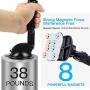 Magnetic Phone Car Mount, Panvox Universal Dashboard Windshield Car Phone Mount Holder with Upgraded 3.2'' Suction Cup,8 Strong Magnets Compatible with iPhone 11 Pro X XS Max XR Galaxy Note10 S10