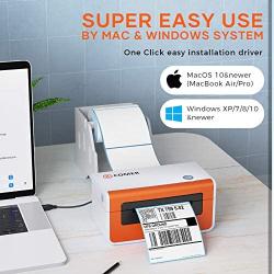 Comer Shipping Label Printer - Commercial Grade Direct Thermal High Speed Printer for Barcodes,Labels,Mailing,Shipping and More-150mm/s-4x6 Printer