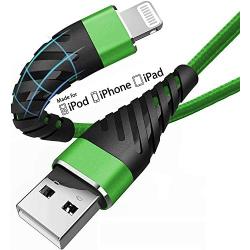 Short iPhone Charger Cable 6 inch for [Apple MFi Certified],(2 Pack) CyvenSmart Lightning Cable Fast Charging Cord for iPhone 11/11 Pro/11 Pro Max/XS/XS Max/XR/X/8/8 Plus/7/7 Plus-Green