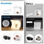 Light Box Photography, nezababy 9x9 Photo Light Box 72 LED Dimmable Lights Portable Folding Studio Light Box with 6 Colors EVA Backdrops Photography Light Box