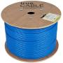 trueCABLE Cat6A Riser (CMR), 1000ft, Blue, 23AWG 4 Pair Solid Bare Copper, 750MHz, ETL Listed, Unshielded Twisted Pair (UTP), Bulk Ethernet Cable