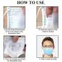 3D Mask Bracket -Protect Lipstick Lips - Internal Support Frame for Comfortable Wearing - DIY Face Mask Accessories for Kids Women Men (5 pack)