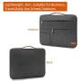 KINGSLONG 15 15.6 Inch Laptop Sleeve Case Bag, Slim Lightweight Laptop Computer Notebook Ultrabooks Carrying Case Handbag Cover for Men Women Fit for Acer Asus Dell Lenovo HP Toshiba ect, Gray