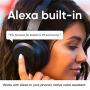 Wyze Noise-Cancelling Headphones, Wireless Over the Ear Bluetooth Headphones with Active Noise Cancellation, High-fidelity Sound, Transparency Mode, Clear Voice Pick-up, Alexa Built-in
