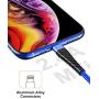 Long iPhone Charger Cable 10ft for [MFi Certified],(2 Pack) CyvenSmart 10 Foot Lightning Cable Fast Charging Cord 10 Feet for iPhone 11/11 Pro/11 Pro Max/XS/XS Max/XR/X/8/8 Plus/7/7 Plus-Blue