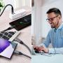 USB C Female to USB Male Adapter 3-Pack,Zinc Alloy Type C to USB A Charger Converter for iPhone 11 12 Pro Mini SE XR,Airpods iPad Air 3rd 4 4th 8th 2018,Samsung Galaxy Note 10 20 21 S20 S21 Ultra A71