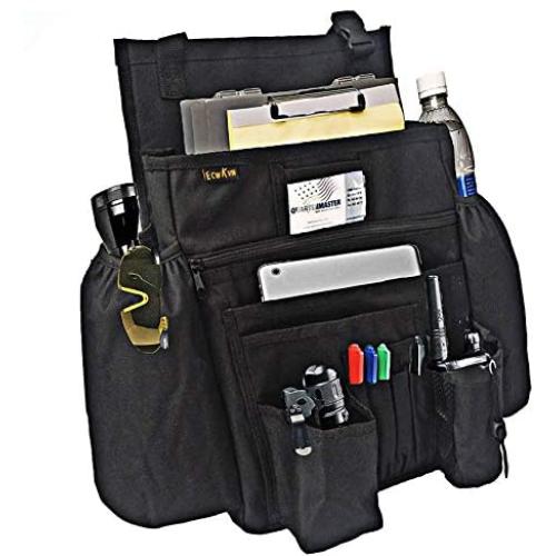 Car Front Seat Organizer - Car Seat File Organizer, Car Passenger Seat Organizer Law Enforcement - Vehicle Storage Organizer with Dedicated Laptop Tablet Holder Cup Holder, Black Car Front Seat Organizer - Car Seat File Organizer, Car Passenger Seat Organizer Law Enforcement - Vehicle Storage Organizer with Dedicated Laptop Tablet Holder Cup Holder, Black