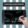 Richgv LCD Writing Tablet, 8.5 Inch Electronic Graphics Tablet Ewriter Board with Lanyard Mini Drawing Pad Gifts Suitable for Kids and Adults Black