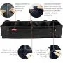 Home Innovation Trunk Organizer for SUV Car, Truck, Auto, Minivan - 4 Adjustable Compartments Foldable Portable Trunk Organizer, Heavy Duty Durable Car Organizer, Removable Flexible Cargo Storage Bag