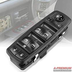 A-Premium Power Window Switch Master Compatible with Chrysler Town & Country 2010-2011 Dodge Grand Caravan 2010-2011