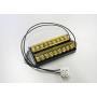 8 Way Terminal Block Bus Bar, Splits 1 Input to 8 Out (18AWG Power Lead and with Cover)
