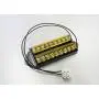 8 Way Terminal Block Bus Bar, Splits 1 Input to 8 Out (18AWG Power Lead and with Cover) 8 Way Terminal Block Bus Bar, Splits 1 Input to 8 Out (18AWG Power Lead and with Cover)