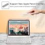 Fintie Keyboard Case for iPad Pro 11'' 2020 (2nd Generation), iPad Pro 11 Inch 2018 - Soft TPU Back Stand Cover with Pencil Holder, Magnetically Detachable Wireless Bluetooth Keyboard, Rose Gold