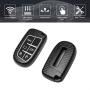 TANGSEN Smart Key Fob Case for CHRYSLER 200 300 for DODGE CHALLENGER CHARGER DART for JEEP CHEROKEE COMPASS GRAND CHEROKEE SRT HELLCAT TRACKHAWK 2 3 4 5 Button Keyless Entry Remote Cover Carbon Fiber