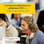 Jabra 2400 II USB DUO CC Wired Headset for Softphone with Noise Cancelling Microphone, Optimized for Unified Communication