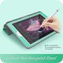 i-Blason Cosmo Case for New iPad 8th/7th Generation, iPad 10.2 2020 2019 Case, Full-Body Trifold with Built-in Screen Protector Protective Smart Cover with Auto Sleep/Wake & Pencil Holder (Prasio)