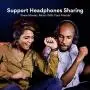 50MM Drivers Studio Headphones MAONO AU-MH601 Over Ear Stereo Monitor Closed Back Headphones for Music, DJ, Podcast (Black)