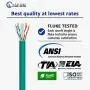Newyork Cables Cat6A Riser (CMR) 1000ft - 23AWG 4 Pair Solid Bare Copper, 750MHz, Unshielded Twisted Pair (UTP), Available in Blue, White, Green, Black & Yellow Color