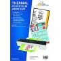 Royal Sovereign 3 Mil Thermal Laminating Pouches, 100 Pack, Menu Size, 18'' x 12'' x 0.6'' Inches, Clear Gloss (RF03MENU0100)