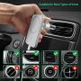 iButliv Mag-Safe Car Mount Charger, Magnetic Wireless Car Charger Compatible with iPhone 12/12 Pro/12 mini/12 Pro Max, 15W Qi Fast Charging Auto-Clamping Magnet Car Air Vent Phone Holder Mount(White)