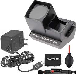 Pana-Vue 6566 Automatic Slide Viewer + Dust Blower + Cleaning Pen + Cloth