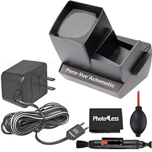 Pana-Vue 6566 Automatic Slide Viewer + Dust Blower + Cleaning Pen + Cloth