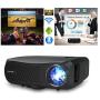 True Full HD Movie Projector 4K Supported, 7200 Lumen Native 1080P Projector with WiFi and Bluetooth Wireless Projector for Home Theater with X/Y Zoom 4D Keystone Supports Laptop, Nintendo, PS4, DVD