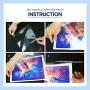 (20 Sheets) HASHI Self Adhesive Laminating Sheets, Pouches, No Machine Need, No Heat, Letter Size, 9 x 12 Inch
