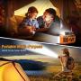 【2021 Newest】 Emergency Radio, 5000mAh Hand Crank Solar Weather Radio, NOAA/AM/FM Portable Radio with LED Flashlight&Reading Lamp, USB Cell Phone Power Charger, SOS Alarm for Home, Camping&Survival