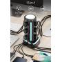 ESHLDTY RGB Power Strip Tower Surge Protector with 1 USB C Port 3 USB Ports 9 AC Outlets, IPX4 Waterproof 1875W 2000Joules 6ft Heavy Duty Extension Cord Charging Station for Home Party Bar Game Room