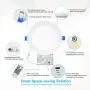 Ensenior 1 Pack 4 Inch Ultra-Thin LED Recessed Ceiling Light with Junction Box, 6000K Clear White, 9W 75W Eqv, Dimmable Downlight, 750LM High Brightness - ETL Certified Ensenior 1 Pack 4 Inch Ultra-Thin LED Recessed Ceiling Light with Junction Box, 6000K Clear White, 9W 75W Eqv, Dimmable Downlight, 750LM High Brightness - ETL Certified