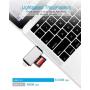 COCOCKA USB SD Card Reader, 3-in-1 USB to SD Card Converter USB OTG Adapter, USB 2.0 Memory Card Reader for Smart Phones/Tablets/PC/Laptop