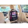 Moms Besty Car Back Seat Organizer for Kids and Toddlers - Touch Screen Tablet Holder for Android & iOS Tablets - Multipurpose Use as Auto Seat Back Protector, Kick Mat, Car Organizer