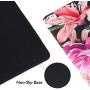 iLeadon Desk Pad Protector, Large Gaming Mouse Pad 35.1 x 15.75-inch 2.5mm Thick, Cute Desk Decor, Office Desk Writing Pad with Non-Slip Rubber Base for Home Office Work Accessories, Peony Flower