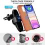 Wireless Car Charger TOOVREN Phone Mount Auto Clamping Fast Qi iPhone Car Charger Air Vent/Cup Holder for Car 10W Charging for iPhone 12/11 Pro Max/X/XR/8/7Plus,Samsung Note10+/s9,Google Pixel