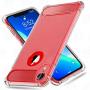iPhone XR Case with Card Holder and[Screen Protector Tempered Glass x2Pcs] SUPBEC Protective Ultra-Thin-Slim Cover with Silicone TPU Shockproof Rubber Wallet Case for iPhoneXR 6.1''-Clear